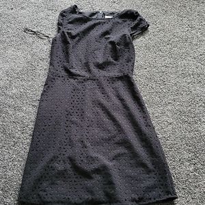 Black cut out dress j crew